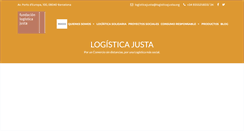 Desktop Screenshot of logisticajusta.org